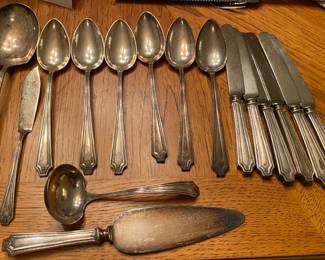 Sterling Silver Flatware Set (Salisbury Pattern/1410 Grams/Monogrammed)