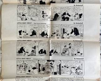 1930's Little Mary Mix-Up Comic Strip Ad Sheet