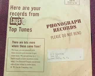 Lays Promotional 45 Records