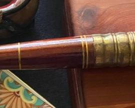 Brass and Wood Elephant Ankush from India