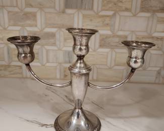 another 3 arm sterling candelabra