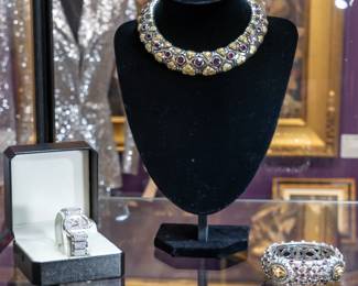 Piaget 18k Gold Pave Diamond Ladies Watch, Mitchell Peck Set