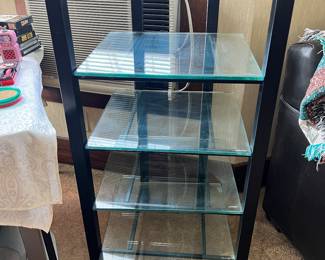 Very Solid Heavy 5 Tier Glass Shelf 