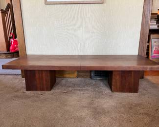 Mid Century Modern Coffee Table (Slate Slide ) 