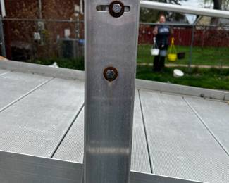 Adjustable Aluminum Handicapp Ramp 31FT 6IN by 7FT 8IN 
Height Adjustable 