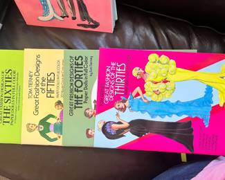 Fashion Era Decade Paper Doll Books by Tom Tierney 