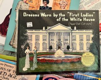 “Dresses Worn By the First Ladies of the White House” Paper Doll Book Unopened 