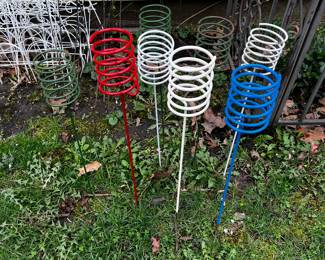 Vintage metal beer stakes 
