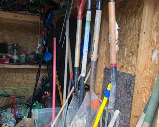 Lot's of yard tools 