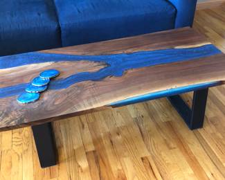 wood/epoxy River Table 