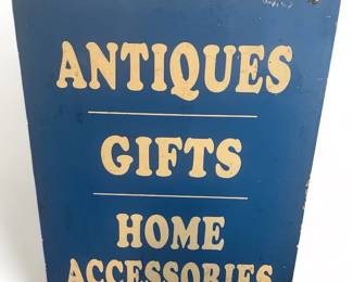 VTG Antiques Store Sign