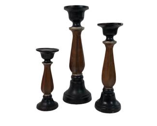 Set of Three Candle Stands
