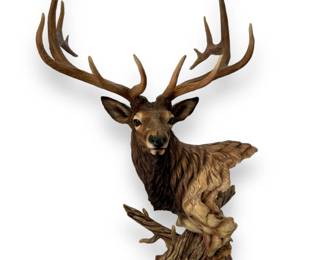 Large Deer Bust / Sculpture