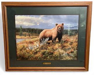 Bear Themed Framed Artwork