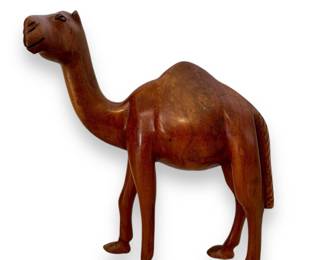 Wooden Carved Camel