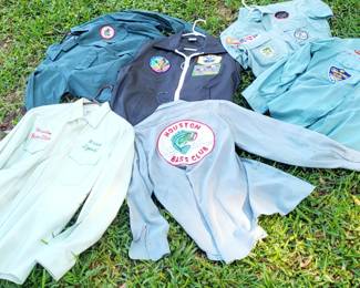 Great Vintage Shirts with various patches 