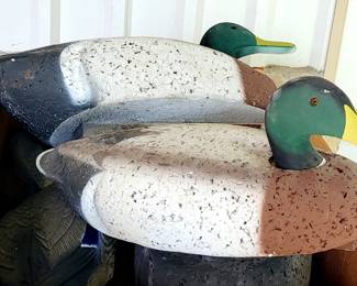 1980s Cork with wooden head Decoys