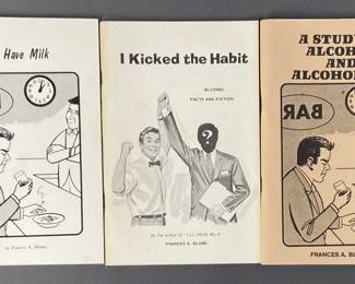 Frances A Blume Alcoholism Booklets 1960s