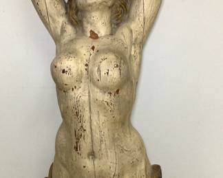 Nettle Creek Nude Wood Figurehead