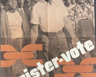 We Shall Overcome Political Poster 1963