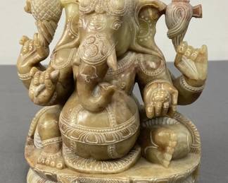 Ganesh Soapstone Sculpture 