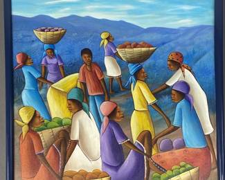 Haitian Artist Maurice La Guerre Painting