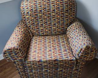 Nice condition upholstered club chair