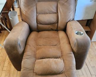 Man's size reclining chair, light wear