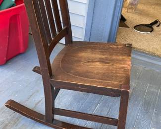 Antique sewing chair