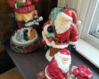 Santa Figurines