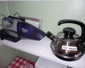 Shark Vacuum & Silit Tea Kettle