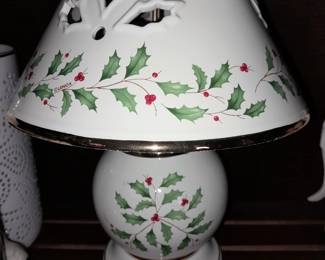 Lenox Christmas Candle Lamp