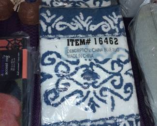 BRAND NEW Blue & White Accent Rugs