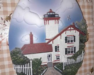 Lighthouse Plaque