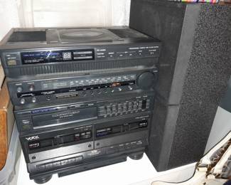 Entertainment System W/ 2 Speakers