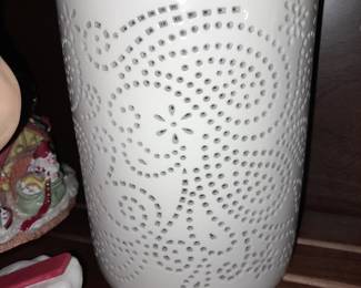 Lenox "Pierced Paisley" Tea Light Holder