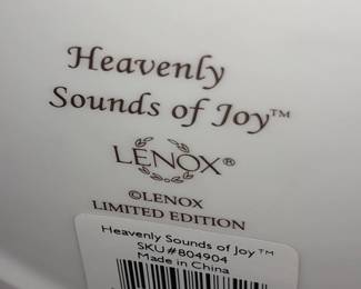 Lenox Figurine - Heavenly Sounds Of Joy
