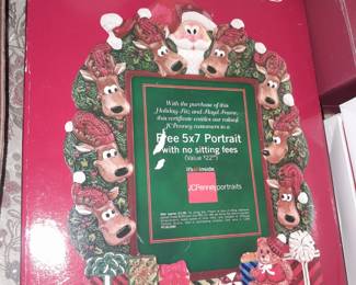 BRAND NEW Fitz & Floyd Reindeer 5x7 Picture Frame