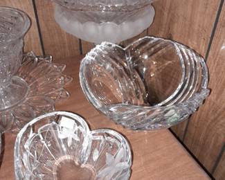 HUGE Assortment Of Crystal (Vases, Bowls, Baskets, Decorative Accents, Tableware, Etc.)
