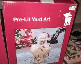 Christmas Rudolph The Red Nosed Reindeer "Bumble" Light Up Yard Decor