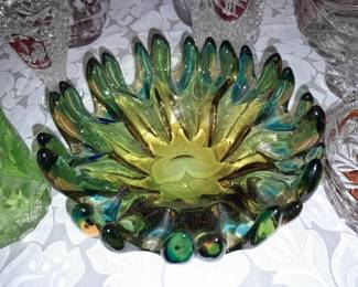 BEAUTIFUL Collection Of Colored Crystal & Art Glass