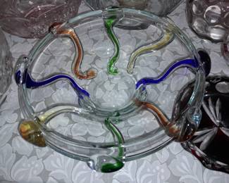 BEAUTIFUL Collection Of Colored Crystal & Art Glass