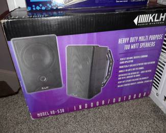 BRAND NEW KLH Indoor/Outdoor Speaker System
