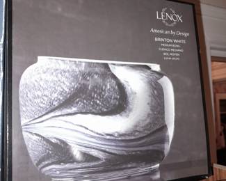 BRAND NEW Lenox Brinton White Glass Bowl