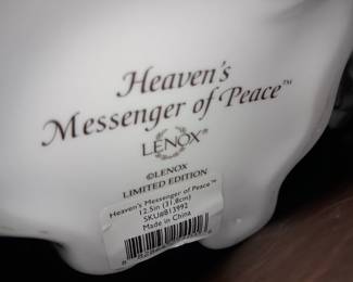 Lenox Figurine - Heaven's Messenger Of Peace