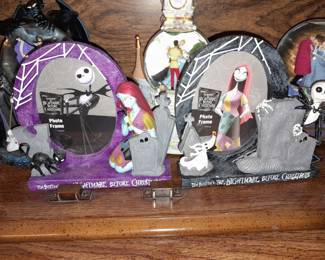 BRAND NEW Disney Nightmare Before Christmas Sally & Jack Skellington Picture Frames
