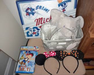 Disney Mickey Mouse Placemats & Elephant Animated Plush