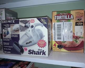 BRAND NEW Shark Euro-Pro X Vacuum & Perfect Tortilla Pan Set