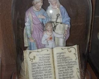 Religious Figurine In Display Case