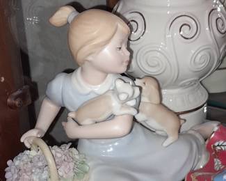 Lenox Figurine - Flower Girl (Blue)